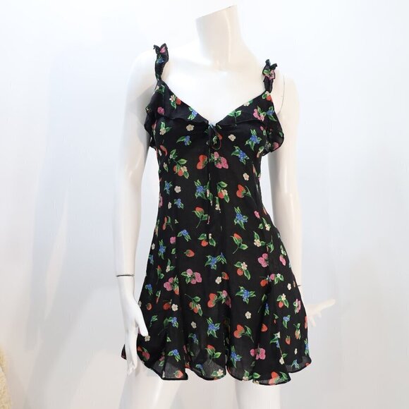 Zara Dresses & Skirts - ZARA Women’s Floral Dress Black Size M